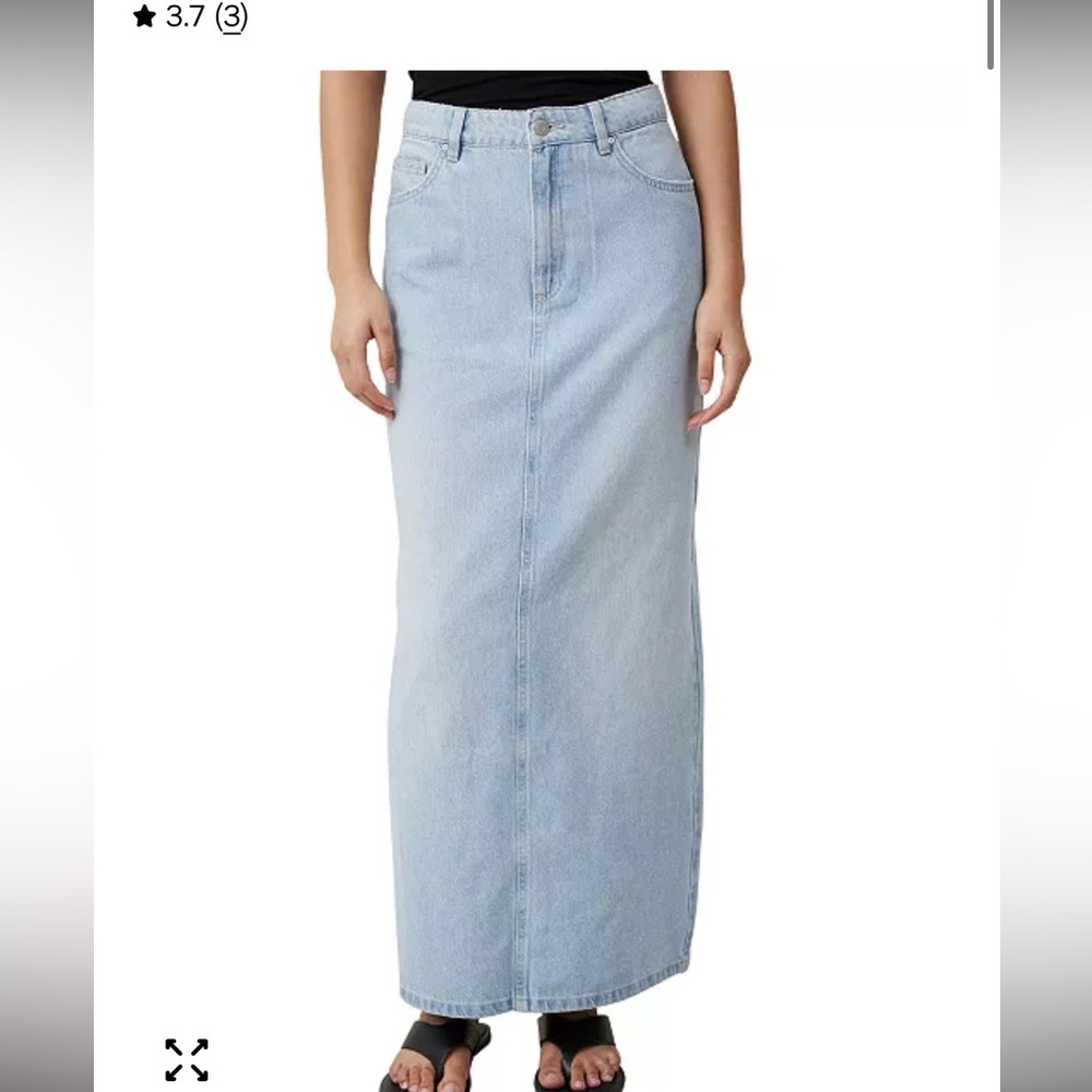 Cotton-On Blake Denim Maxi Skirt